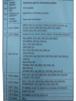 Comprar Cargador universal para Ordenador Portatil de 12V a 24V