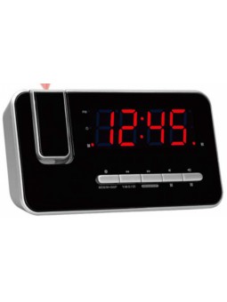 Radio Despertador Digital con Proyección al techo