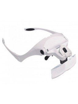 Comprar Lentes de Lupa de Cabeza Ergonómica con luz Led