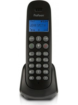 Comprar Teléfono Inalámbrico Dect  Negro Profoon